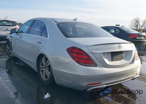 2018 Mercedes-Benz S 450 4Matic из США, поврежденный, VIN WDDUG6EB5JA348792